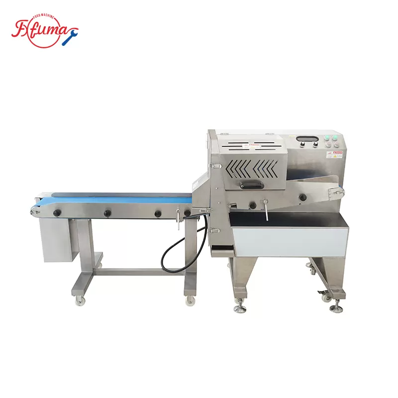 Industrial cooked meat slicer machine