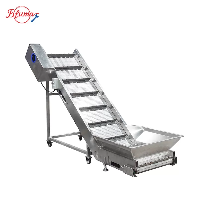 Stainless Steel Chain Hopper Incline Conveyor Stainless Steel Chain Hopper Incline Conveyor
